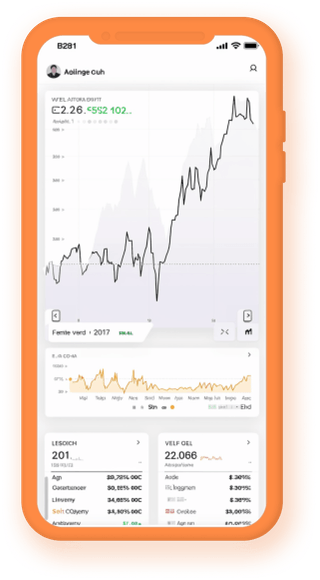 Seguimiento de portafolio móvil con datos cripto actualizados al instante